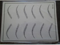 Тренировочный коврик (eyebrow), , 100.00грн., S-M3, , Аксессуары для татуажа